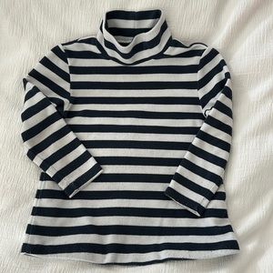 Dudley stevens girls navy and white striped vello fleece tunic with pockets!